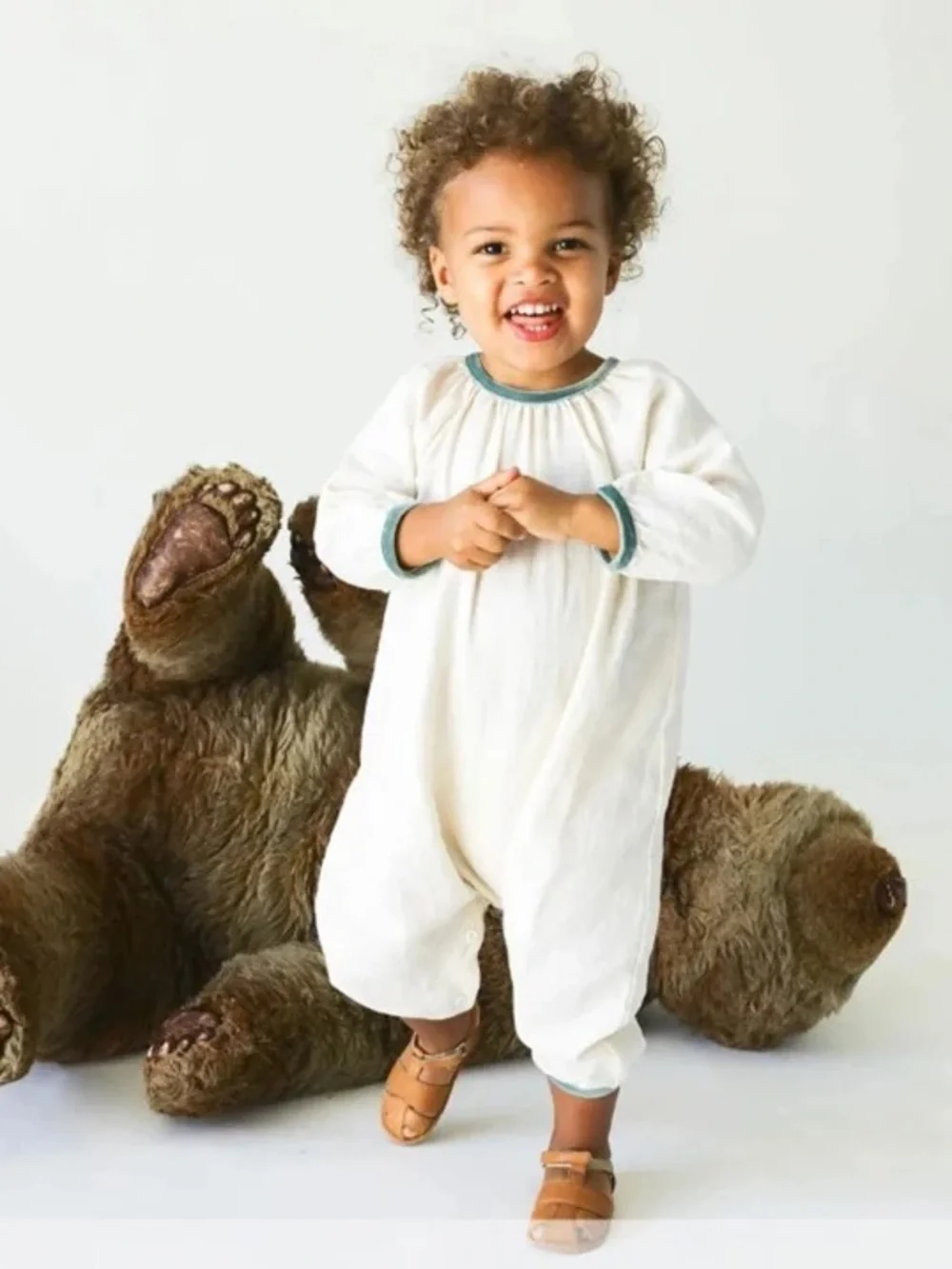 Oso & Me Missy Jumpsuit In Blue 18 Months
